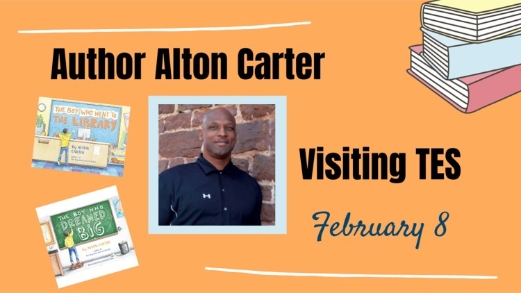 Author Alton Carter will visit TES Feb. 8