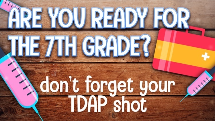 7th grade Tdap requirement 