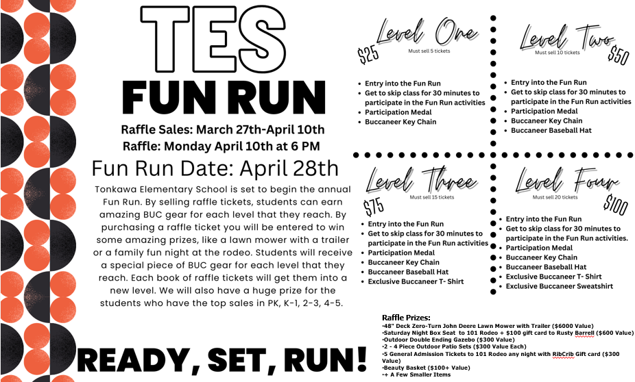 Fun Run Raffle Fundraiser