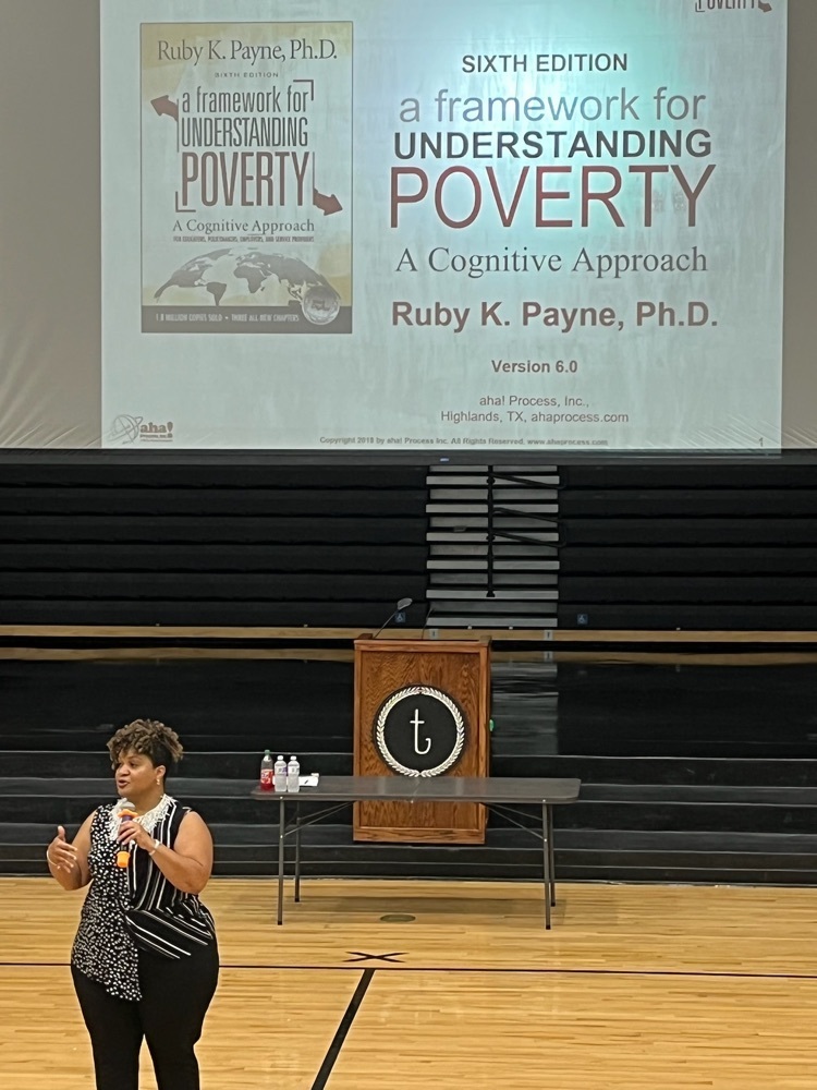 Dr. JoWanda Rollins-Fells speaking about understanding poverty  