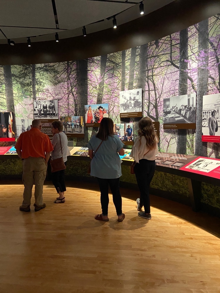 Tonkawa teachers explore the First Americans Museum 