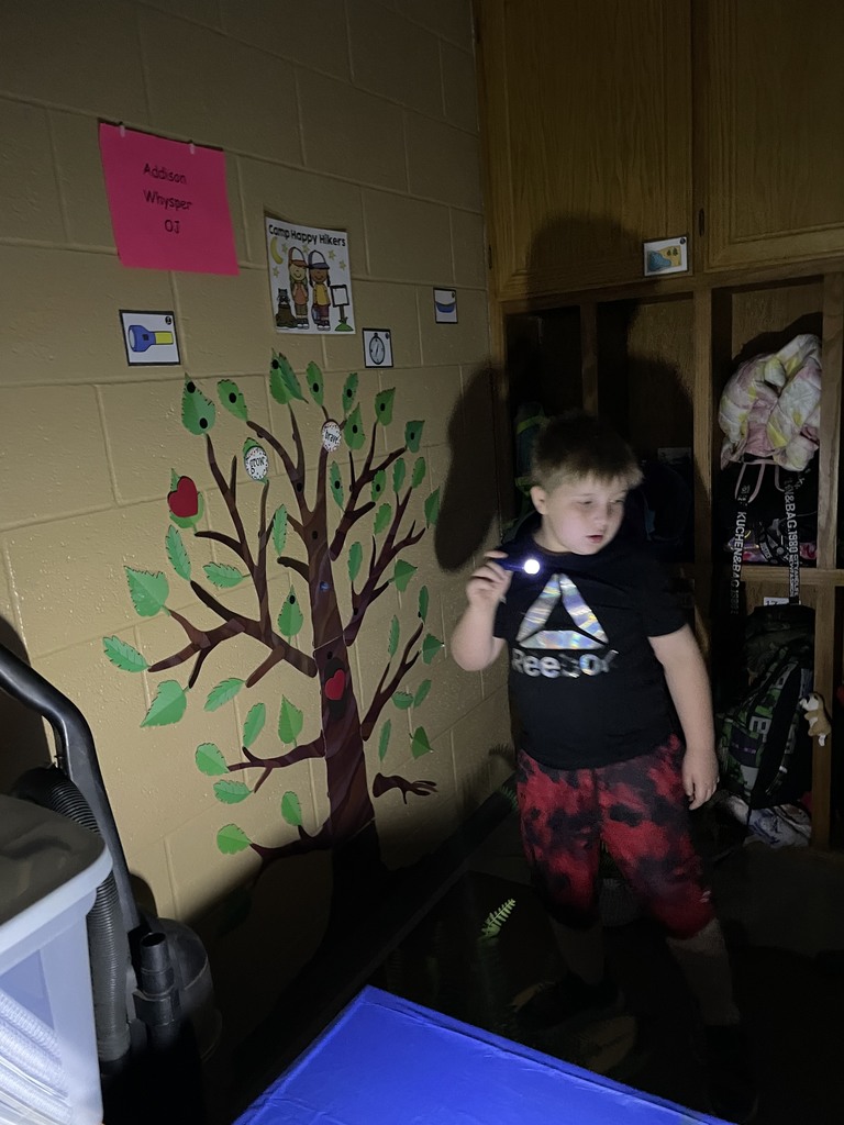 Camping day in Mrs. Anderson's 1st grade class