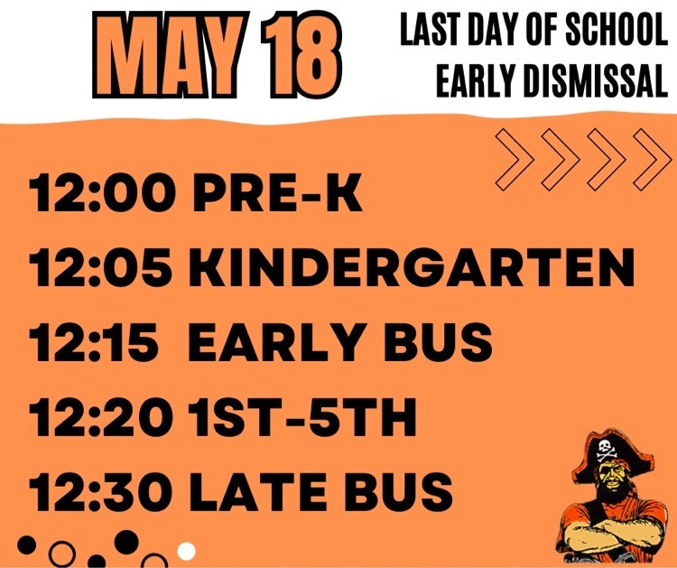 last day dismissal schedule 